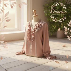 قميص حراري بأزرار لامعة